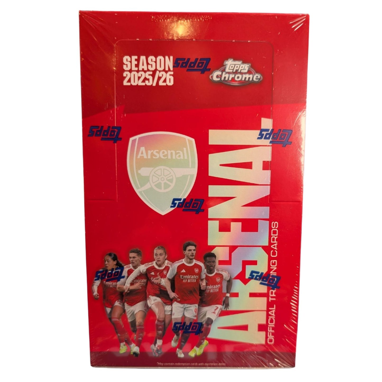 2025-26 Topps Chrome Arsenal Soccer Hobby Box