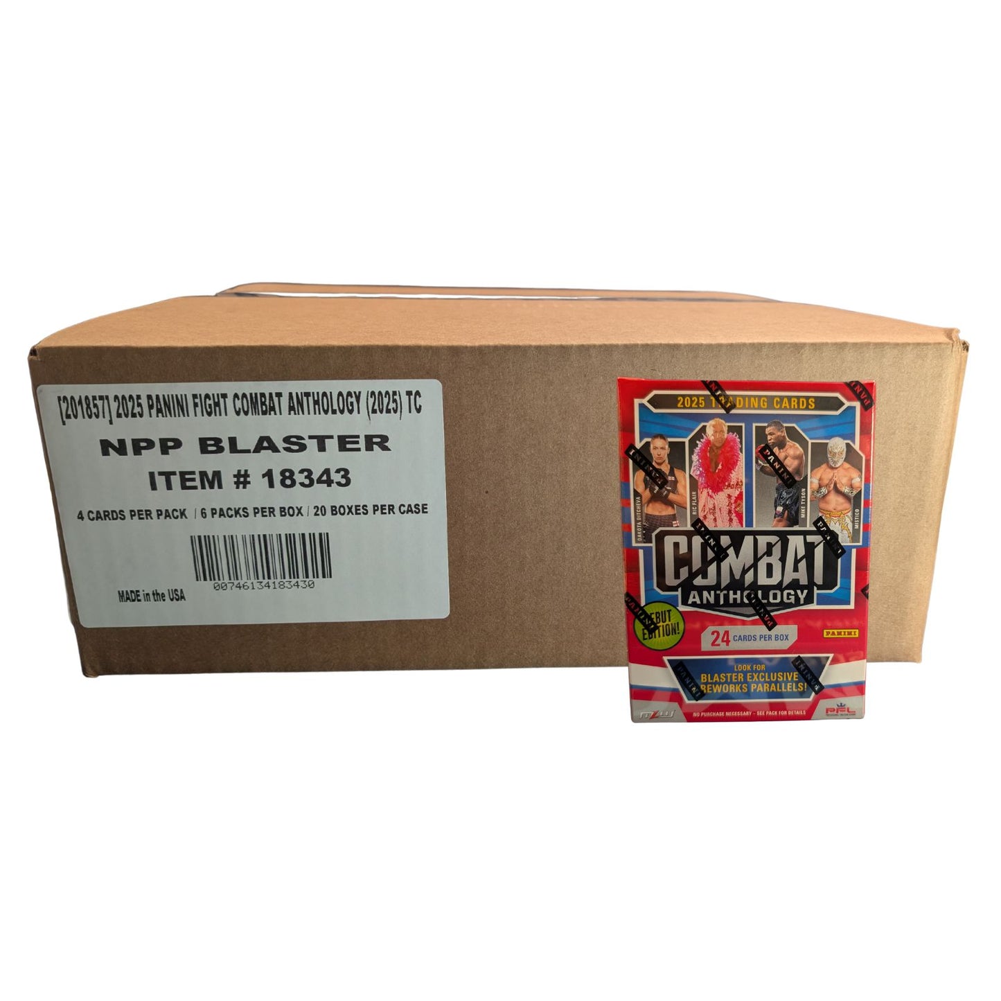 2025 Panini Combat Anthology Blaster Box Sealed Case (20 Boxes)