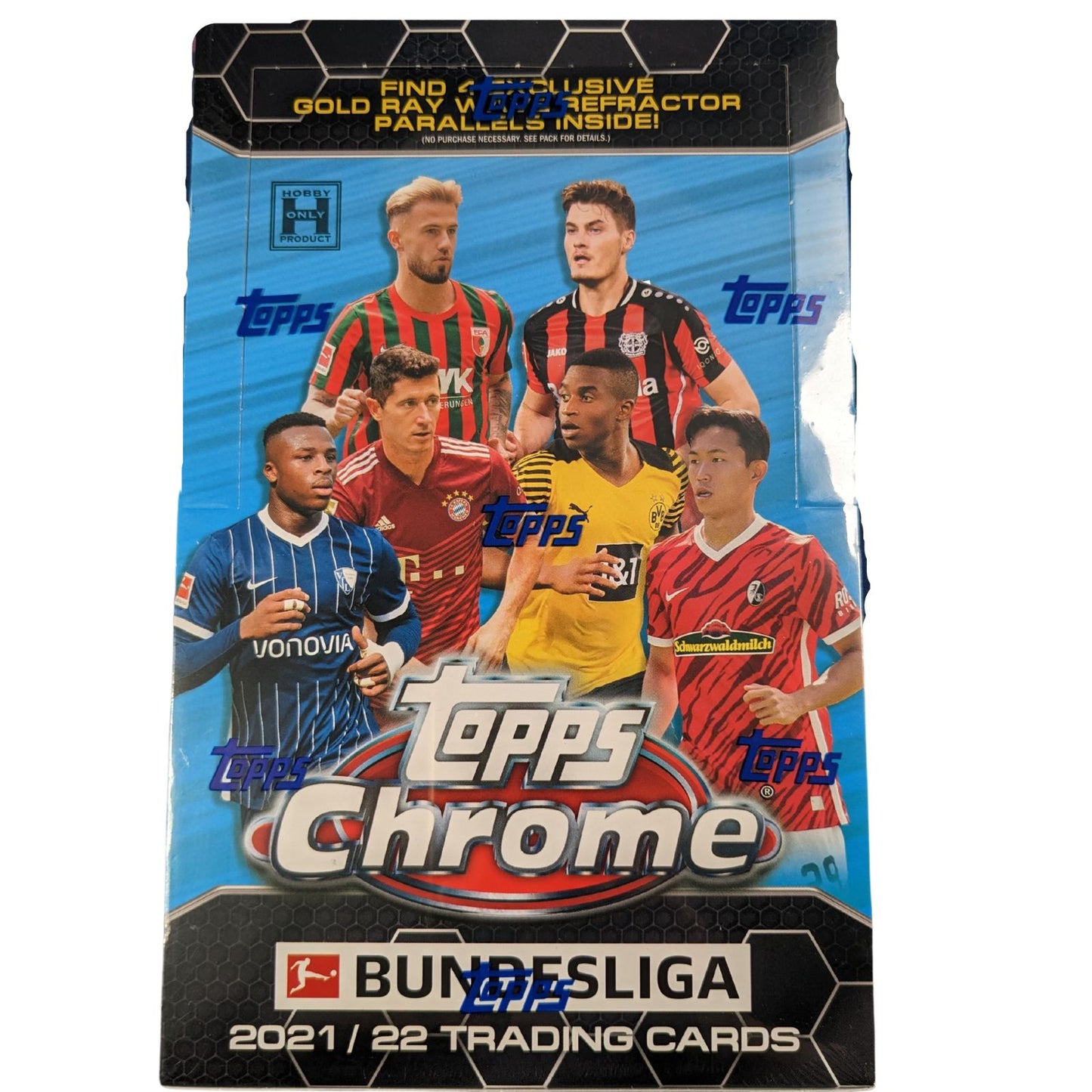 2021-22 Topps Chrome Bundesliga Soccer Hobby LITE Boîte