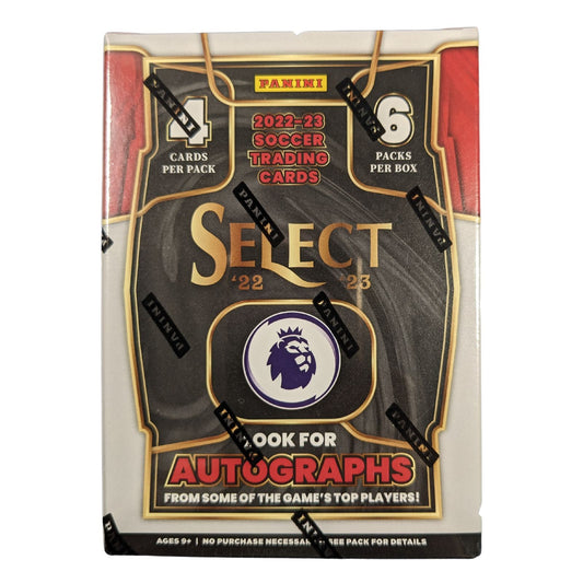 2022–23 Panini Select EPL Fußball-Blasterbox