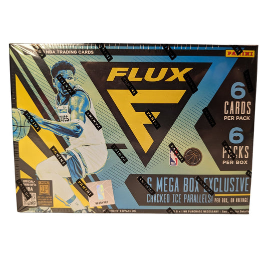 Méga boîte de basket-ball Panini Flux 2022-23 (glace craquelée)