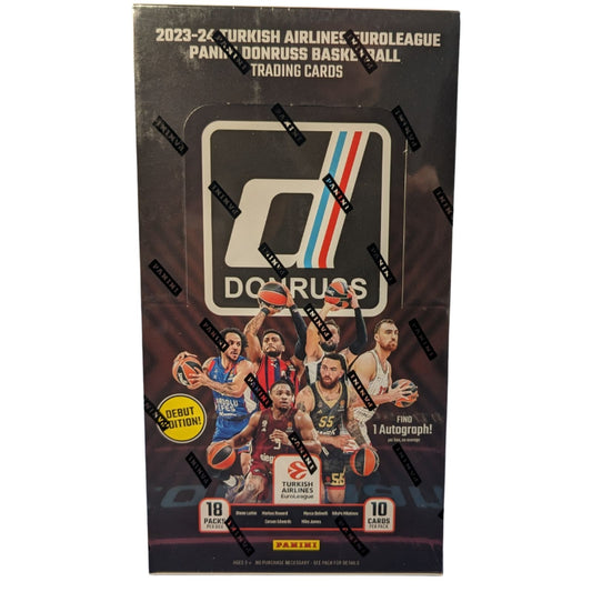 Sealed box of Donruss Euroleague Turkish Airlines Sports Trading cards