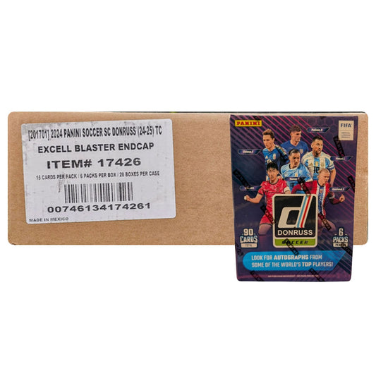 2024-25 panini Donruss Soccer Blaster Box Sealed Case (Red Cubic) - 20 Boxes