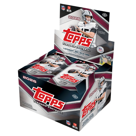 Pre Order - 2026 Topps Flagship Football Hobby Jumbo Box