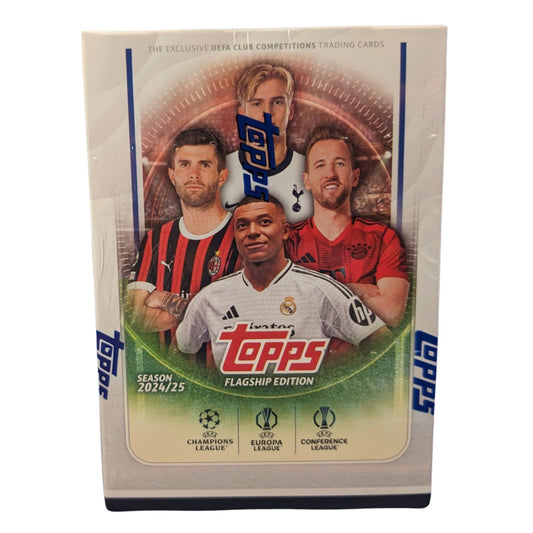 2024-25 TOPPS UCC CLUB COMPETITIONS SOCCER FLAGSHIP BLASTER BOX