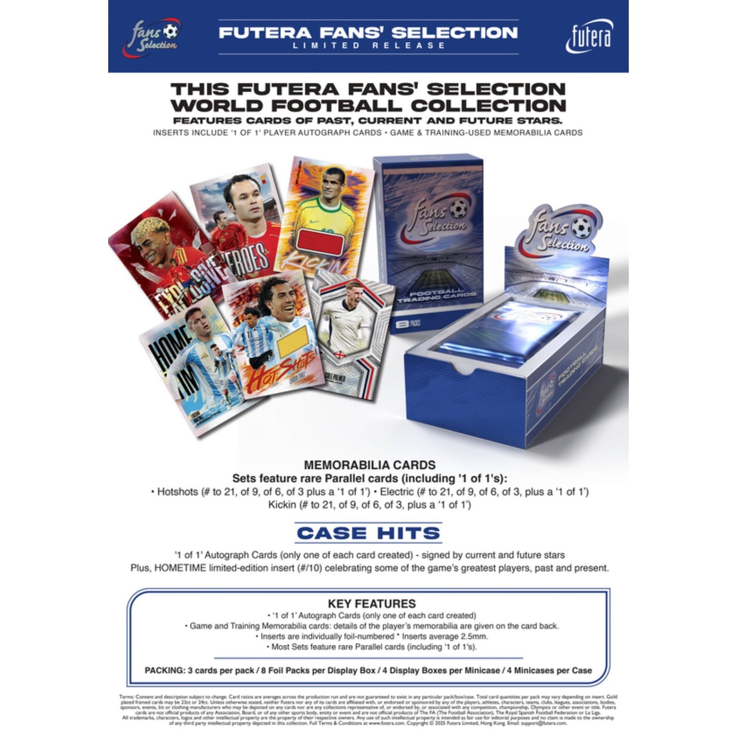 Pre Order - Futera Fans Selection World Football Series 1 Hobby Box