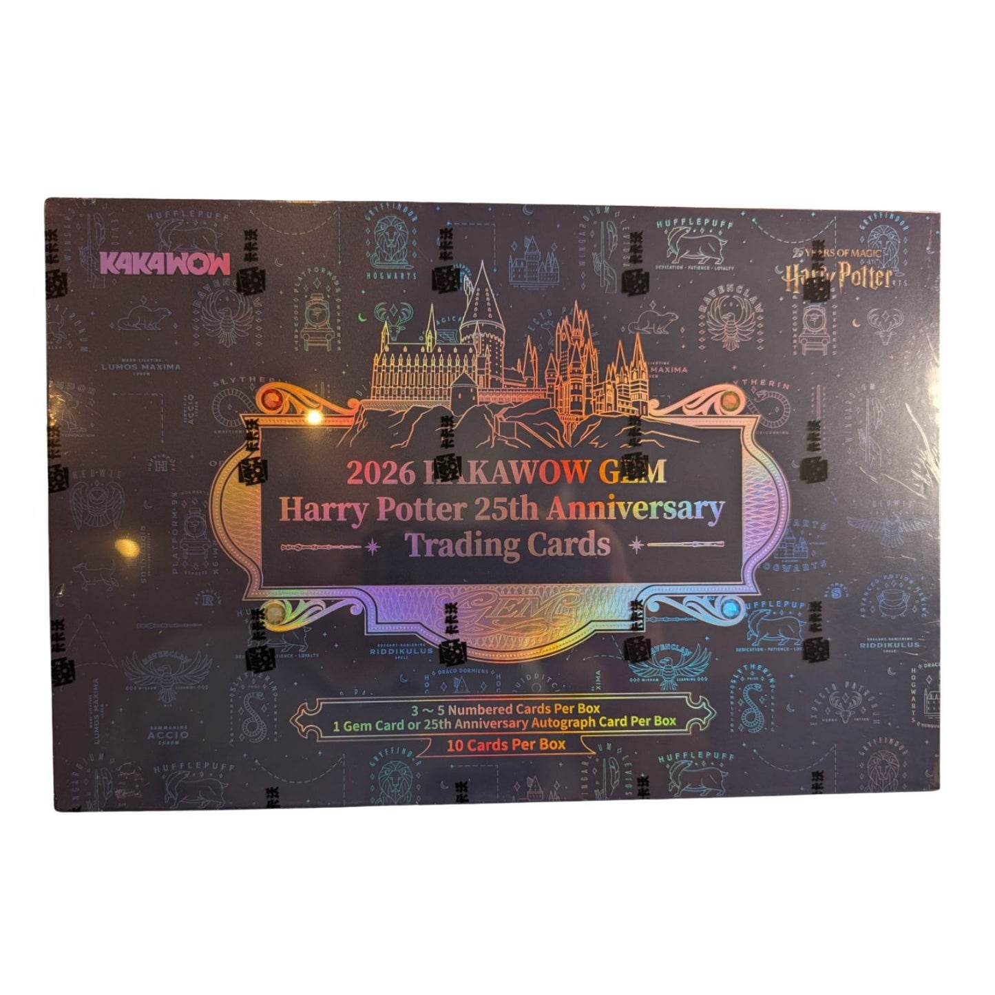 2026 Kakawow Gem Harry potter 25th Anniversary Trading Cards Hobby Box