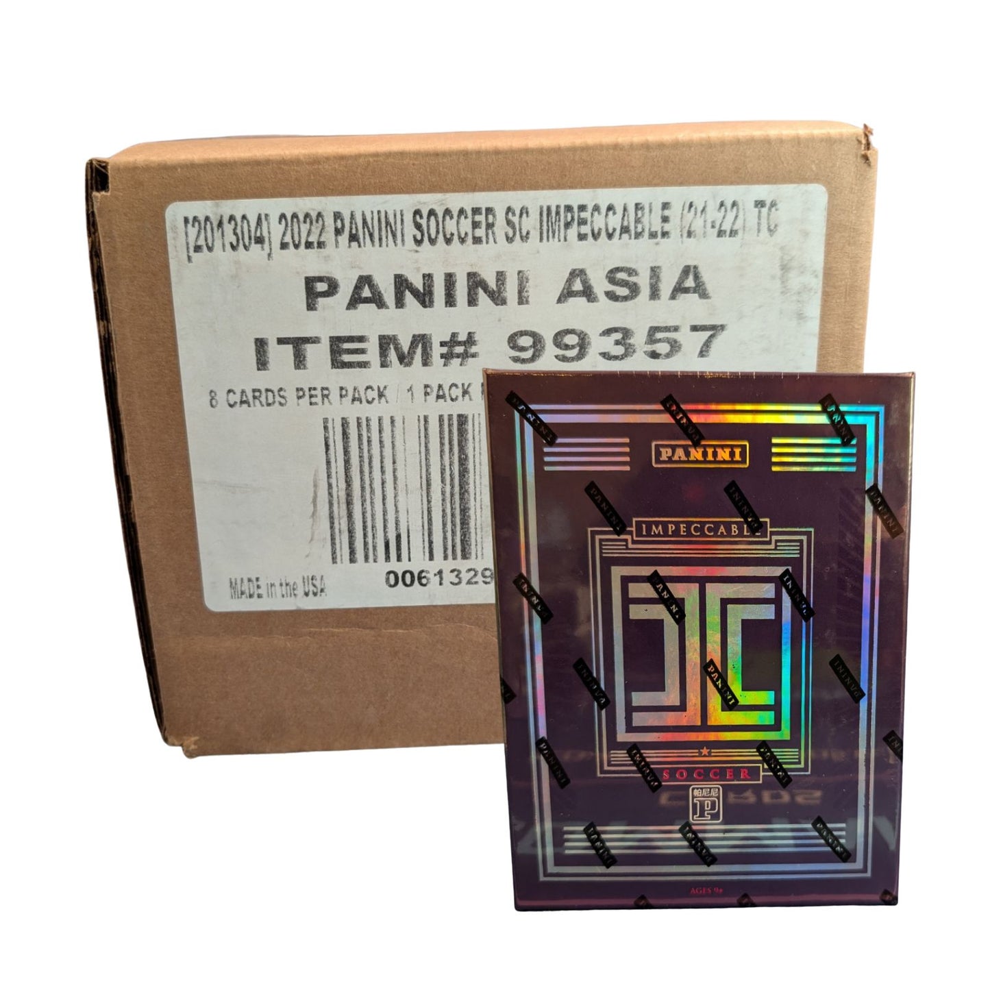 2021-22 Panini Impeccable Soccer Asia Edition Hobby Sealed Case (3 Boxes)