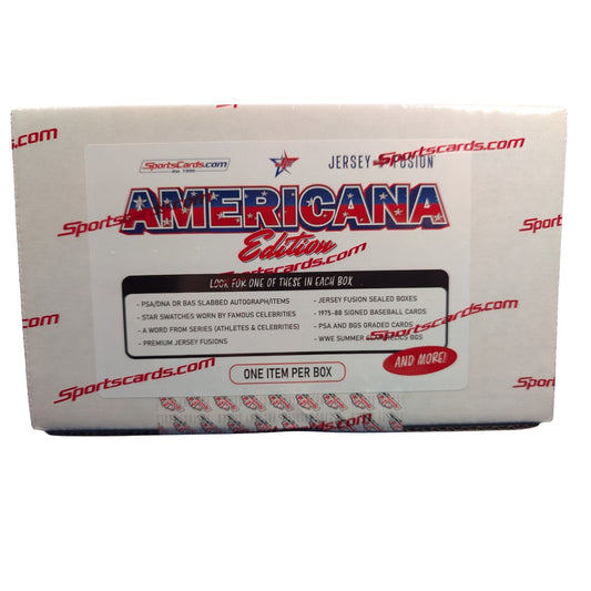 2025 Jersey Fusion Americana Edition Hobby Box