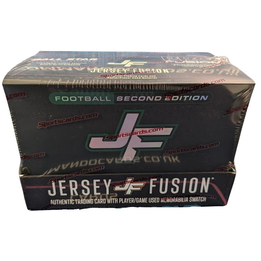 2024 JERSEY FUSION FOOTBALL SERIES 2 HOBBY DISPLAY CASE (10 BOXES)