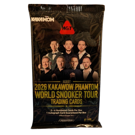 2026 Kakawow Phantom Wold Snooker Tour WST Hobby Single Pack