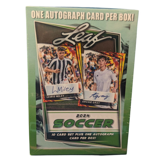 2024 LEAF SOCCER BLASTER BOX