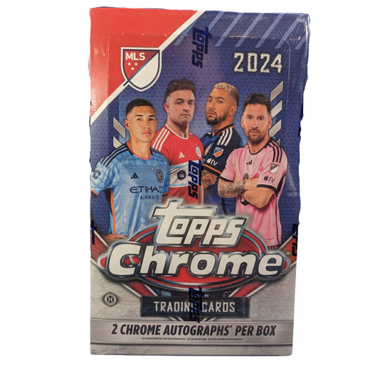 2024 TOPPS CHROME MLS SOCCER HOBBY BOX