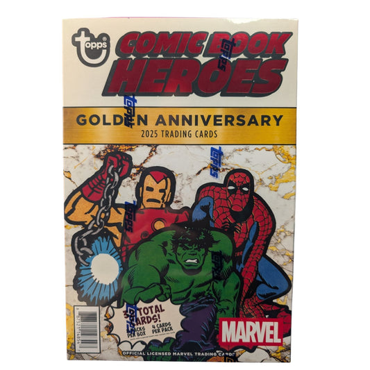 2025 Topps Marvel Comic Book Heroes 1975 Golden Anniversary Hobby Box