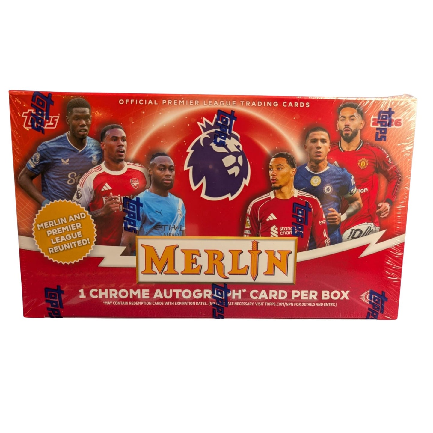 2025-26 Topps Merlin Chrome EPL Premier League Soccer Hobby Box