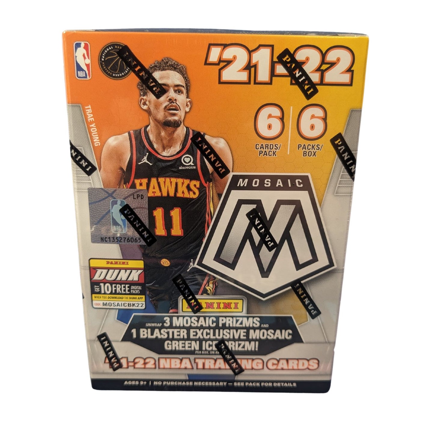 Boîte de blaster de basket-ball Panini Mosaic 2021-22