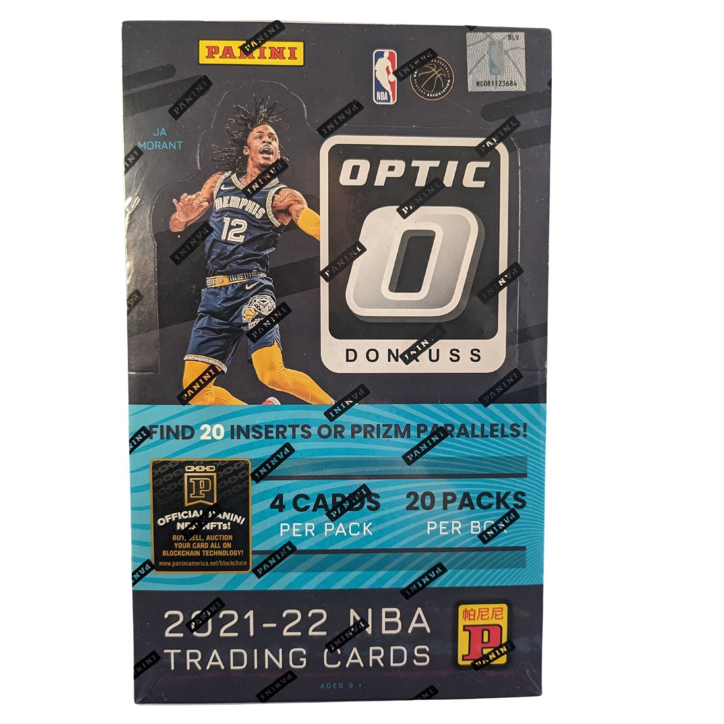 Sealed box of Optic Basketball Trading Cards 