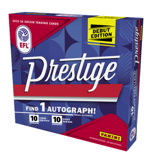 Pre Order - 2025-26 Panini Prestige EFL Soccer Hobby Preferred Box