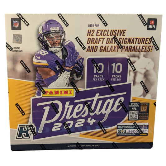 2024 PANINI PRESTIGE FOOTBALL HOBBY HYBRID H2 BOX