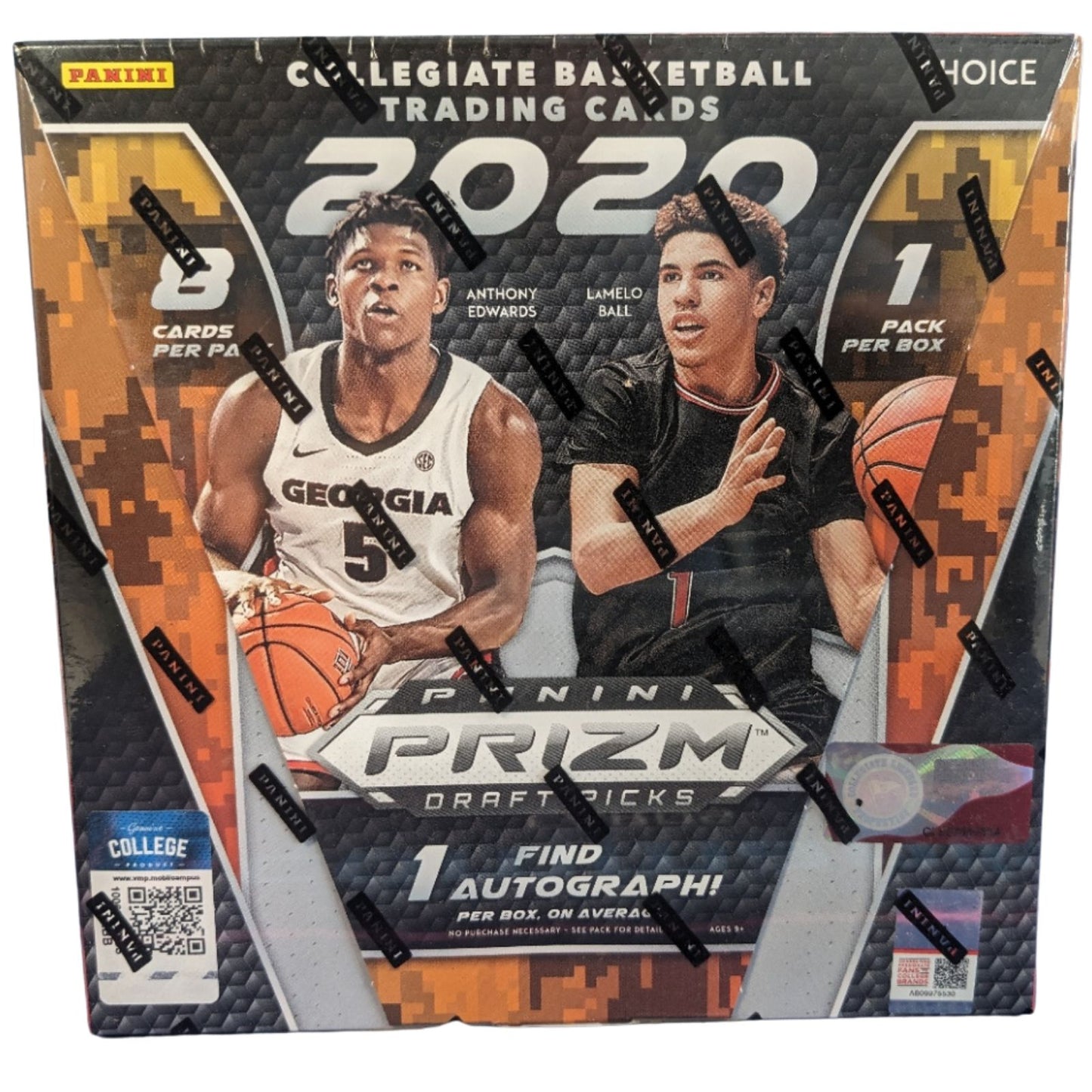 Sealed box of NBA Prizm draft picks cards from 2020