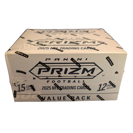 2025 Panini Prizm Football Value / Cello Pack Sealed Box (12 Packs)