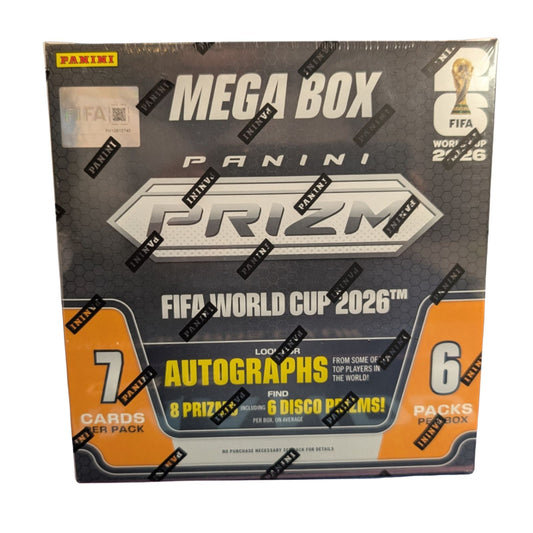 2026 Panini Prizm FIFA World Cup Soccer Mega Box