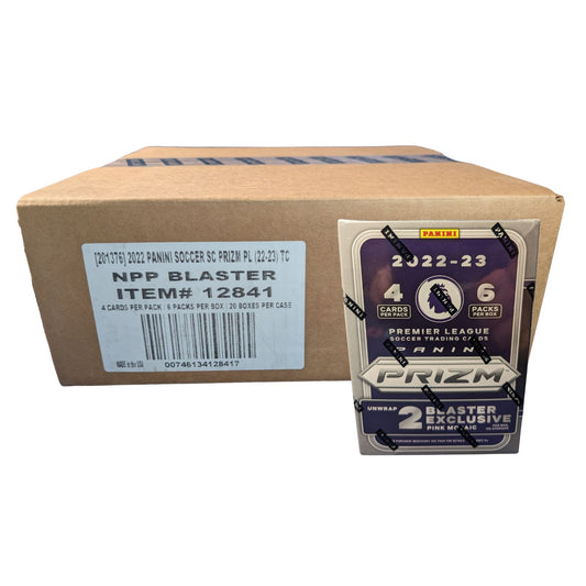 2022-23 Panini Prizm EPL Soccer Blaster Box Sealed Case (20 Boxes)
