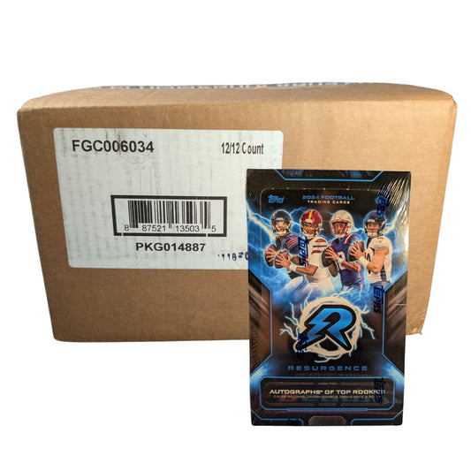 2024 Topps Resurgence Football Hobby Box Sealed Case (12 Boxes)