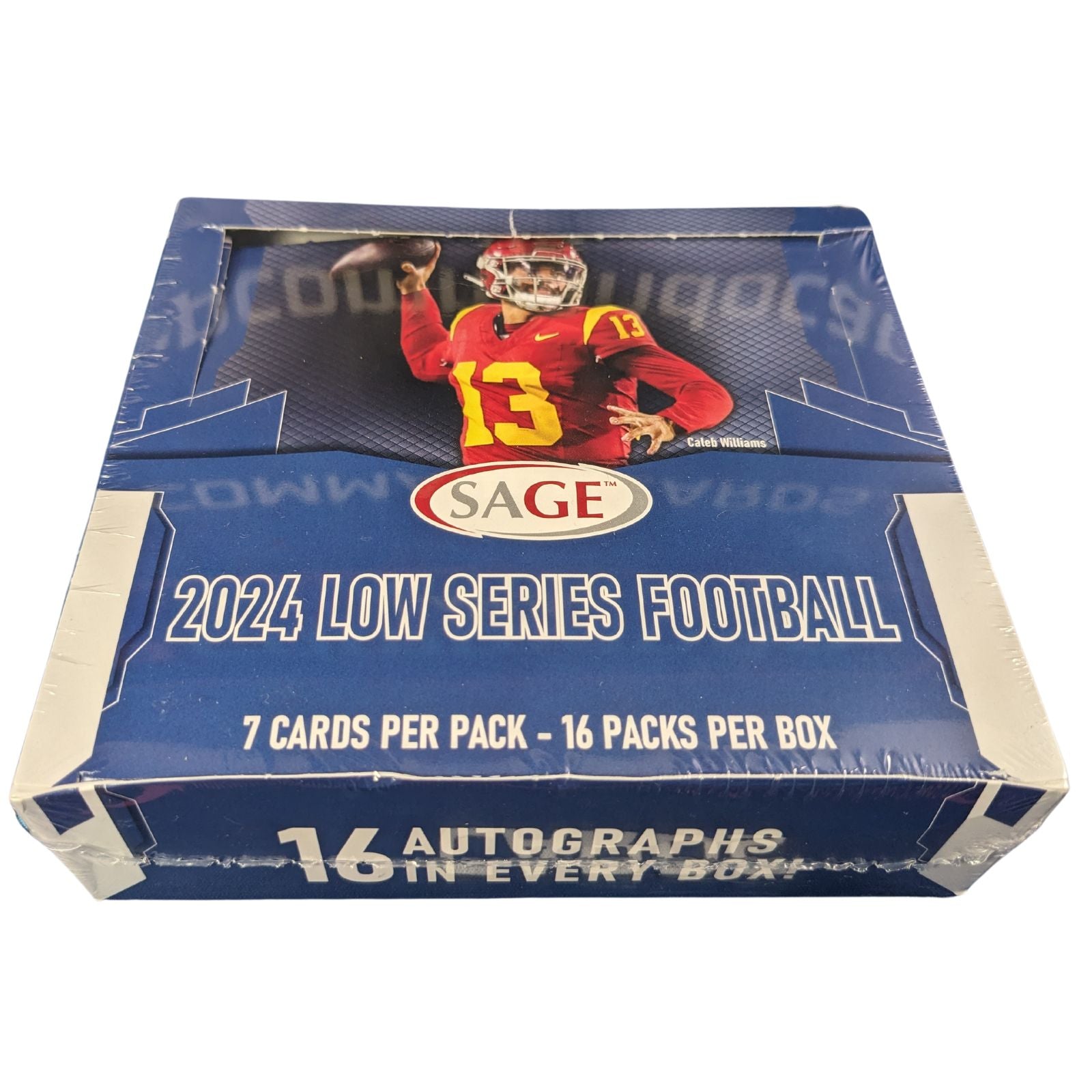 2024 SAGE Low Series Football Hobby Box 16 Autos