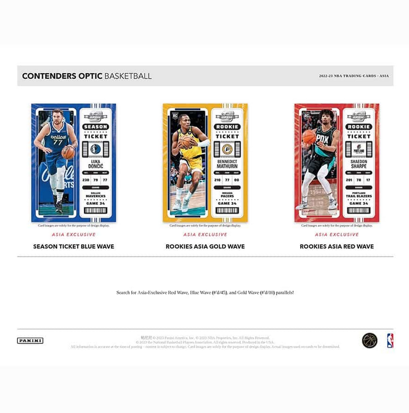 2022-23 Panini Contenders Optic Basketball Tmall ASIA Box