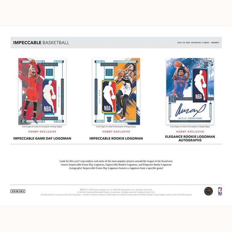 2023-24 PANINI IMPECCABLE BASKETBALL HOBBY BOX