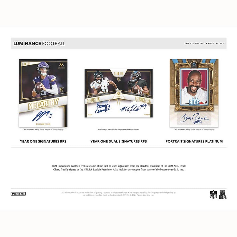 2024 PANINI LUMINANCE FOOTBALL HOBBY BOX