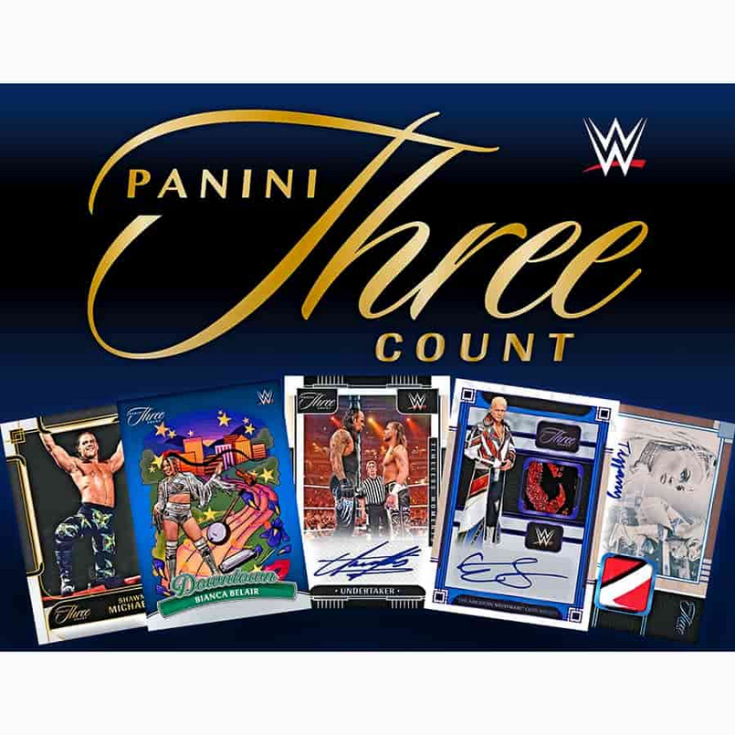 PRE ORDER - 2024 PANINI THREE COUNT WWE HOBBY