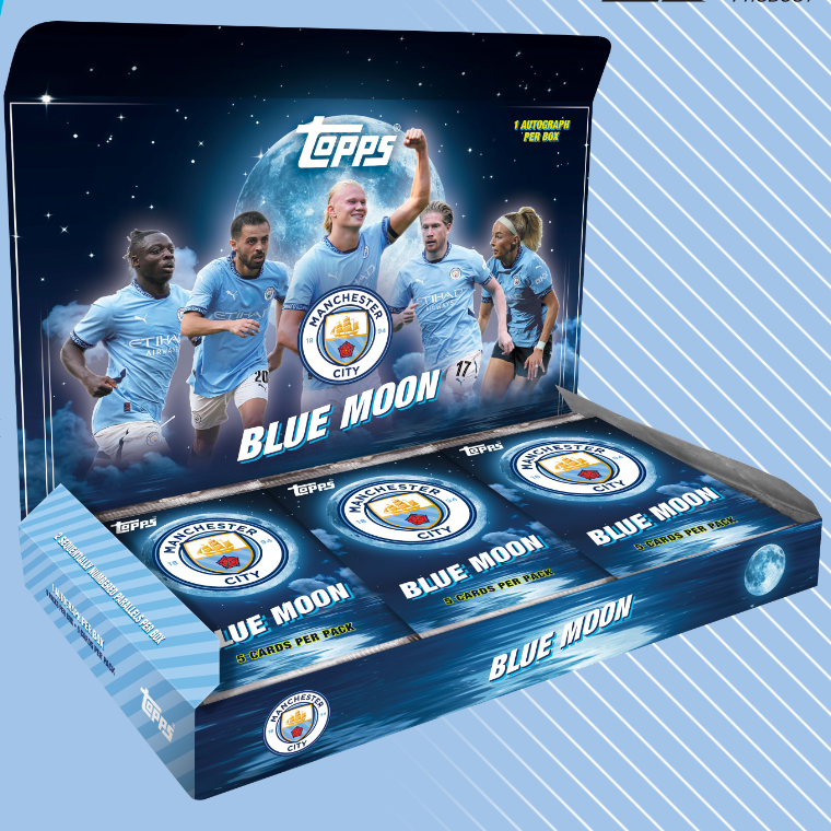 2024/25 TOPPS BLUE MOON MANCHESTER CITY HOBBY BOX