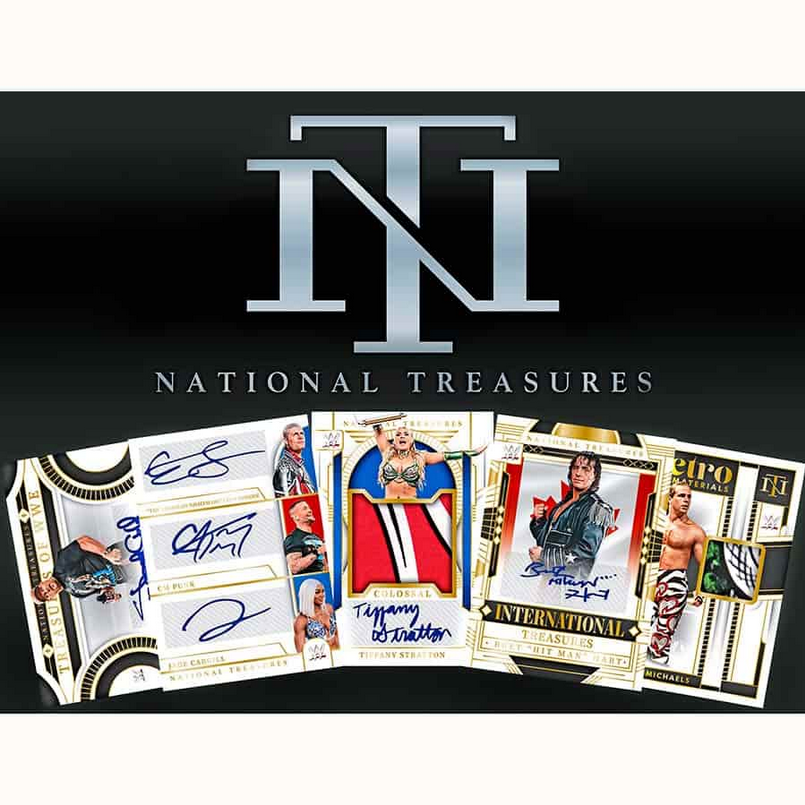 PRE ORDER - 2024 PANINI NATIONAL TREASURES WWE HOBBY