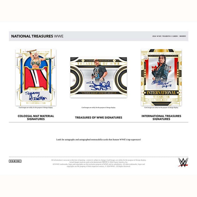 PRE ORDER - 2024 PANINI NATIONAL TREASURES WWE HOBBY