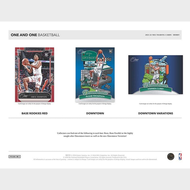 2023-24 PANINI ONE & ONE BASKETBALL HOBBY BOX