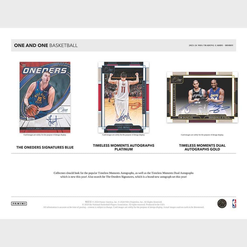 2023-24 PANINI ONE & ONE BASKETBALL HOBBY BOX