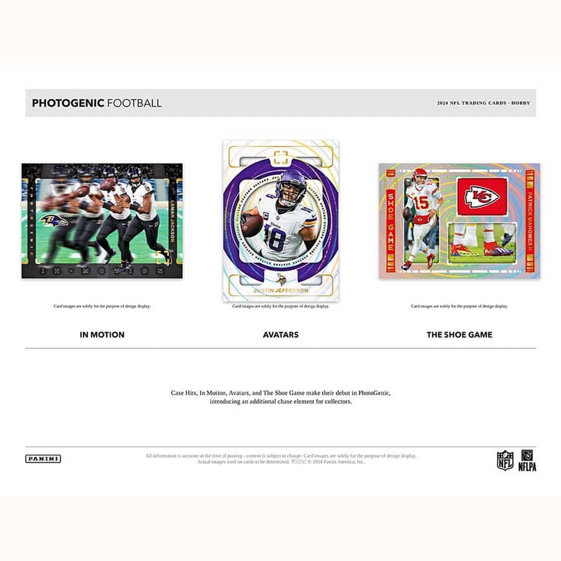 PRE ORDER - 2024 PANINI PHOTOGENIC FOOTBALL HOBBY