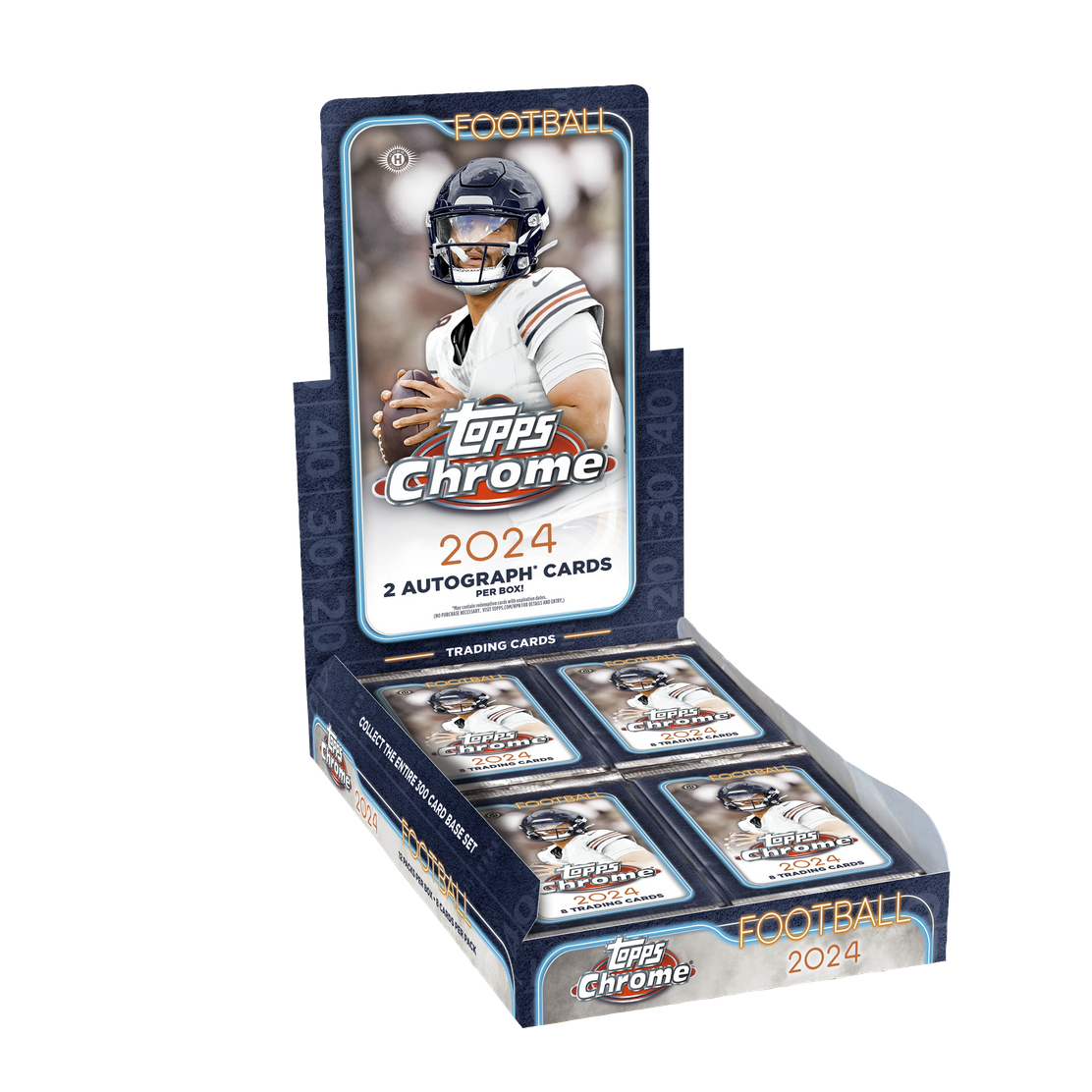 2024 Topps Chrome Football Hobby Box