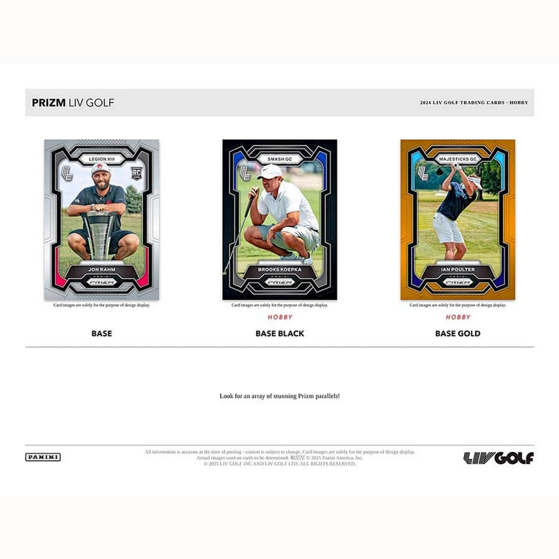 2024 Panini Prizm LIV Golf Hobby Box