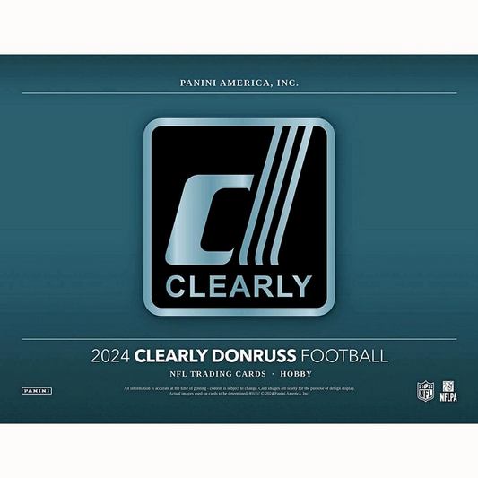 Pre Order - 2024 Panini Clearly Donruss Football Hobby Box