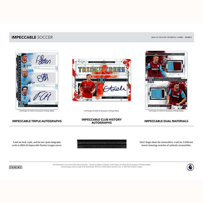 2024-25 Panini Impeccable Soccer Hobby