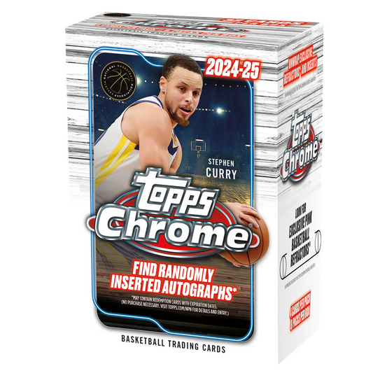 Pre Order - 2024-25 Topps Chome Basketball Value / Blaster Box