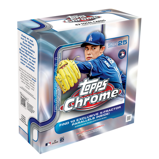 Pre Order - 2025 Topps Chrome Baseball Mega Box