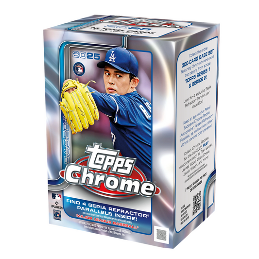 Pre order - 2025 Topps Chrome Baseball Value / Blaster Box
