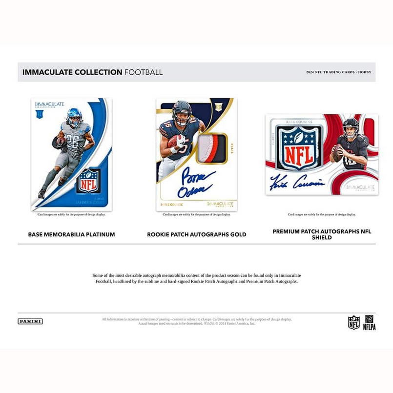 Pre Order - 2024 Panini Immaculate Football Hobby Box