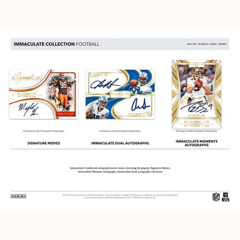 Pre Order - 2024 Panini Immaculate Football Hobby Box