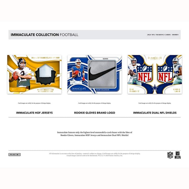 Pre Order - 2024 Panini Immaculate Football Hobby Box