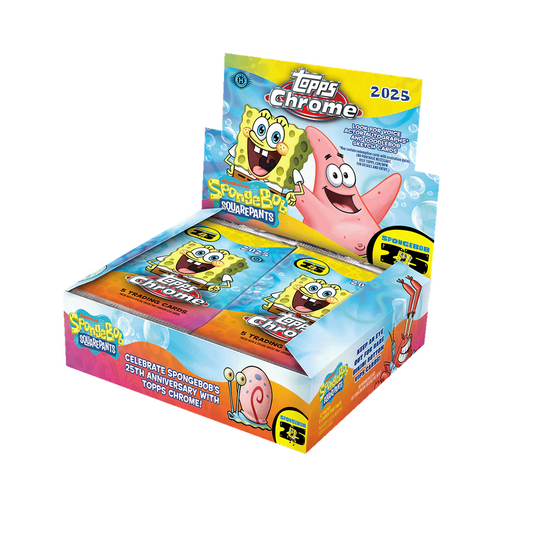 Pre Order - 2025 Topps Chrome Spongebob Squarepants Hobby box